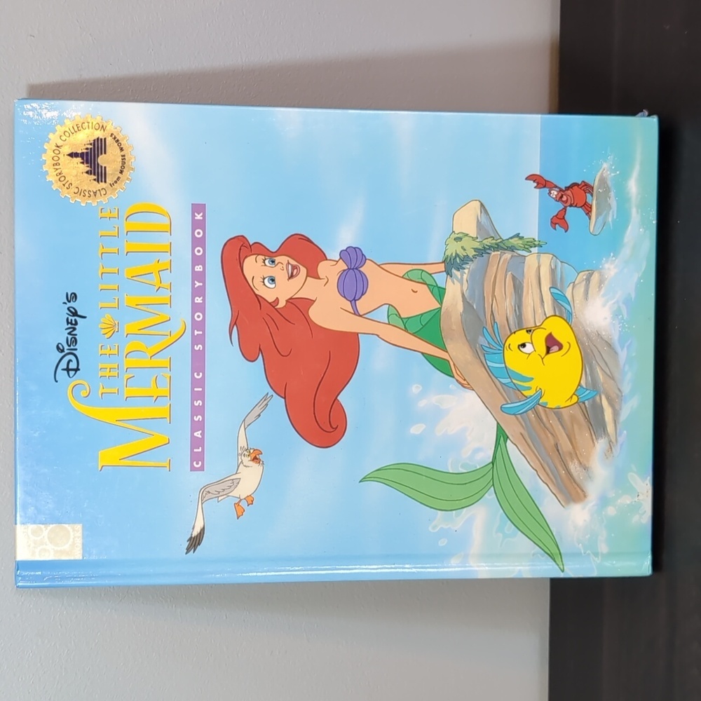 💠VINTAGE Disney The Little Mermaid Story Book Hardcover 1997 Princess Ariel
